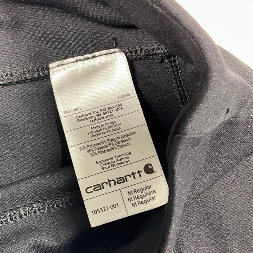 Carhartt Womens Force Fitted Utility Lightweight Leggings Black Size Medium - Picture 14 of 16